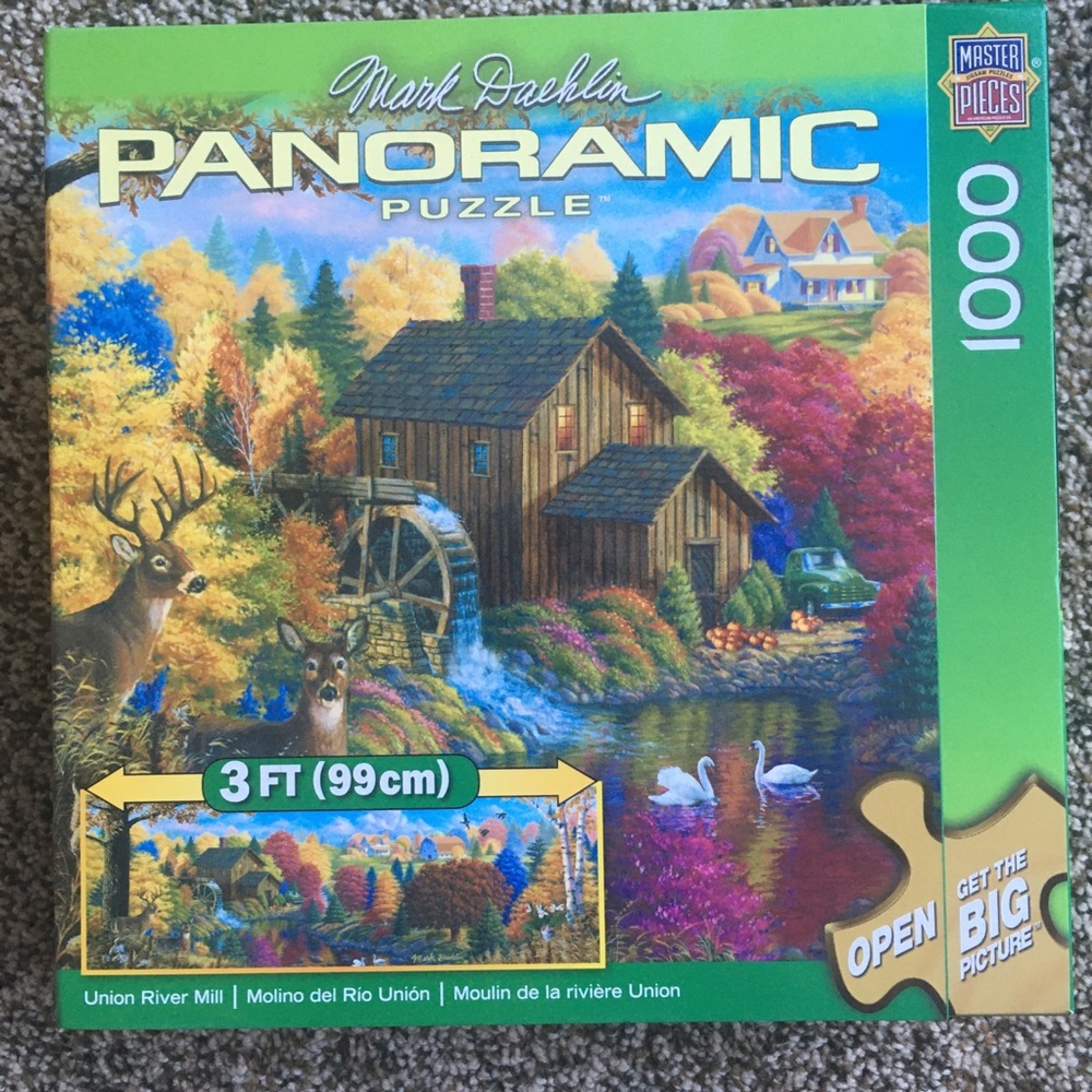 Sealed MasterPieces Panoramic 1000 Piece Puzzle